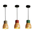 Nordic Wooden Pendant Lighting E27 Декоративная люстра Подвесной светильник